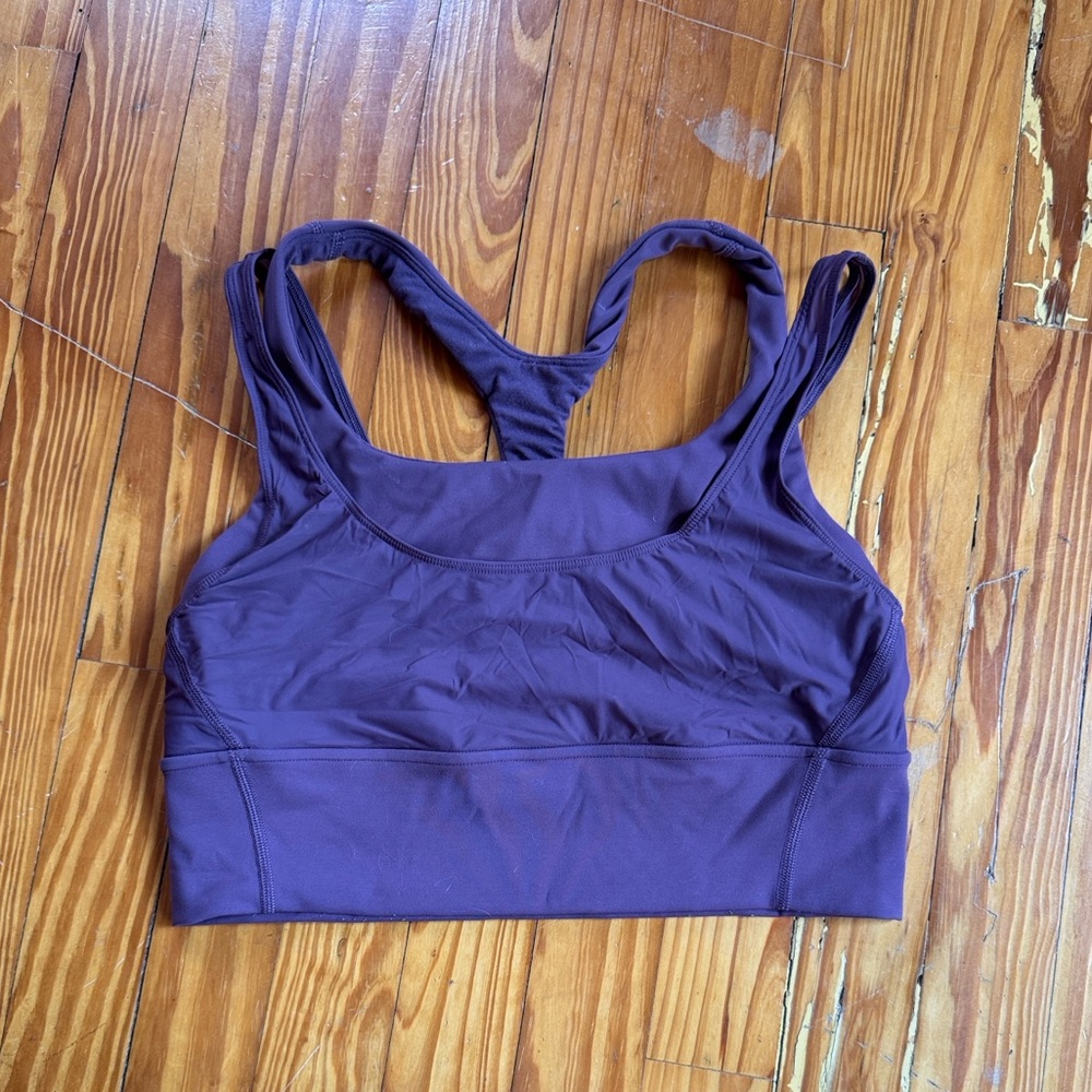 Lululemon Wunder Train Mesh Racerback Tank Top Size 8 Grape Thistle